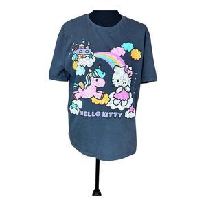 Zara Hello Kitty gray t-shirt short sleeve tee size medium women casual kidcore